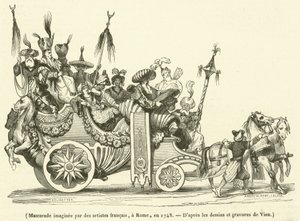 Mascherata immaginata da artisti francesi, a Roma, nel 1748 da French School